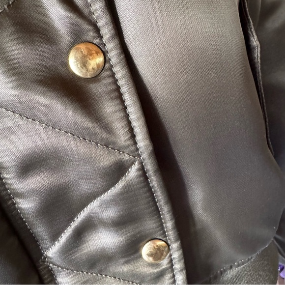 GAP Green and Pink Fur Bomber Jacket - Picture 7 of 7